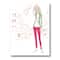 Designart - Trendy Fashion Girl II - Children's Art Canvas Wall Art Print
